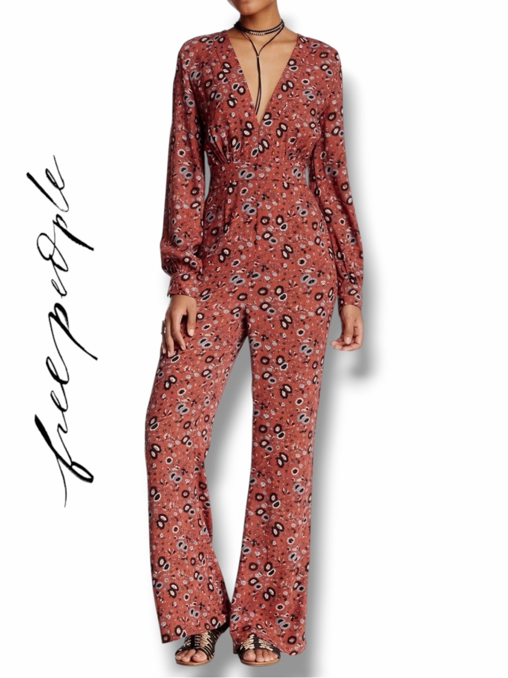 FREE PEOPLE “SOME LIKE IT HOT” JUMPSUIT – SIZE 10 – NWT